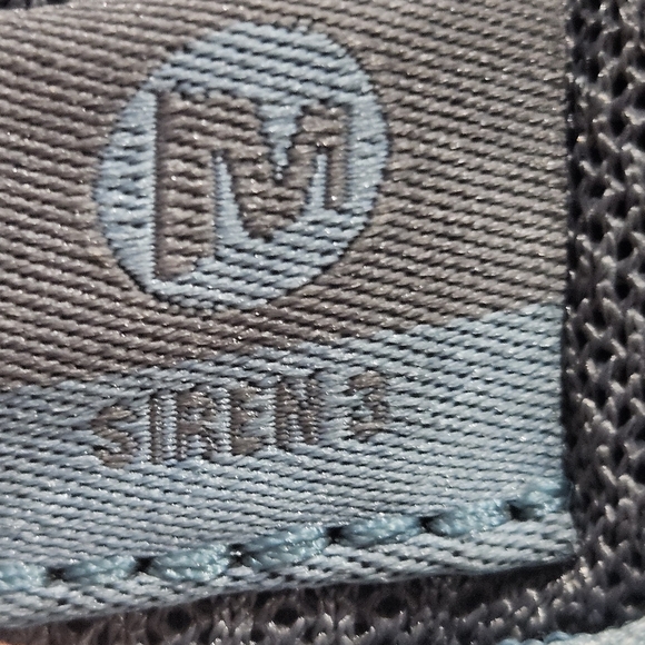 Merrell Gray and Blue Women's Athletic Shoes - Picture 6 of 7